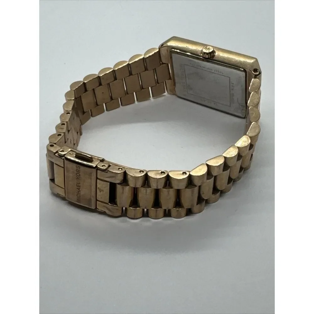 Michael Kors Nash MK3287 Women's Rose Gold-Tone Analog Dial Quartz Watch JNA822
